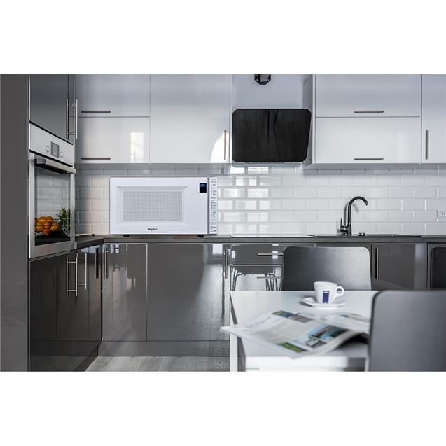 Microondas Whirlpool 30lts Grill Blanco (Wmg30ab)