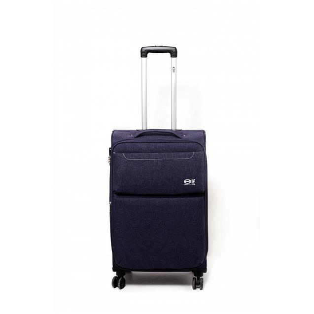 Valija Mediana Elf 4 ruedas Nylon Azul (4170/24)