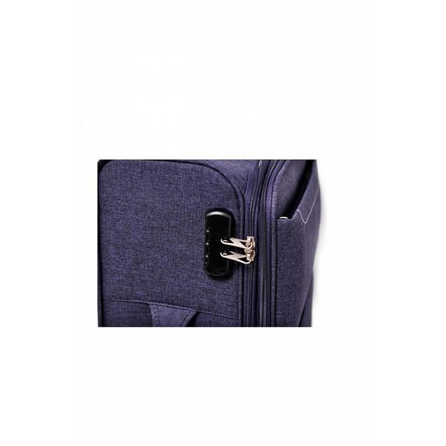 Valija Mediana Elf 4 ruedas Nylon Azul (4170/24)