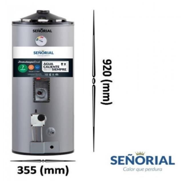Termotanque Señorial 50 Lts Dual Eléctrico Gas (330076)
