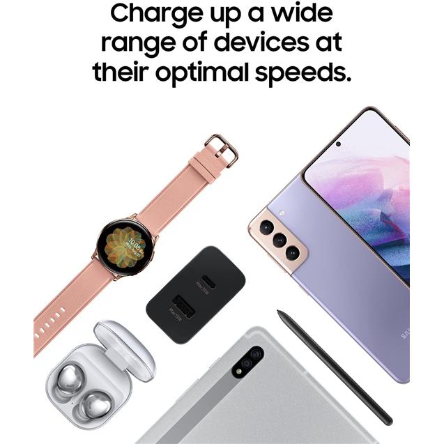 Cargador Samsung Duo Usb-C/Usb-A 35w Sin Cable (TA220)