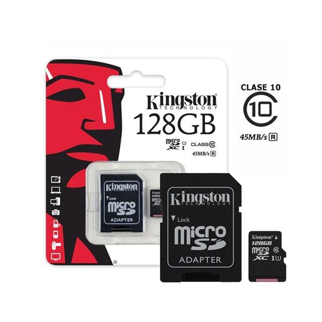 Tarjeta de Memoria Micro Sd Kingston Clase 10 Uhs-S 128gb (412128)