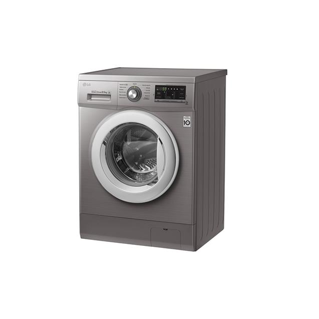 Lavarropas Lg Carga Frontal 8.5 Kg 1200 Rpm Inverter Silver (WM8516EE6)