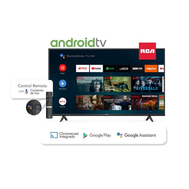 Smart Tv Rca 55" Uhd Chromecast Bluetooth HDR (AND55FXUHDF)