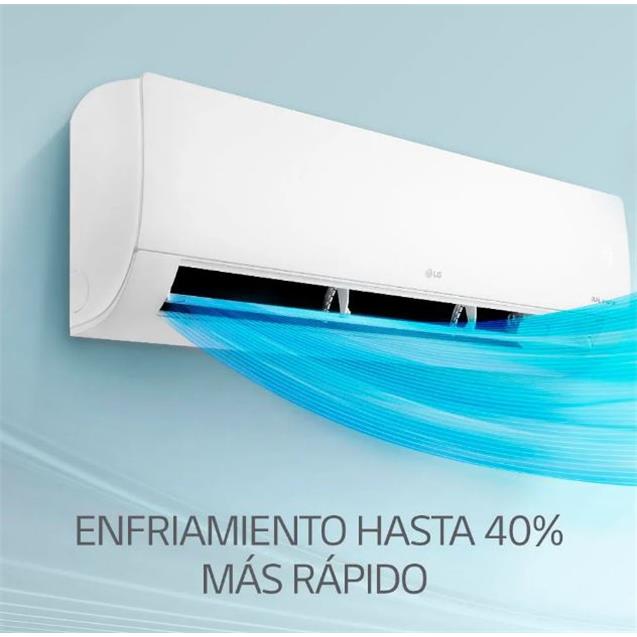 Split Dual Inverter LG 3100 Frío/Calor WiFi (S4NW12JA31A)
