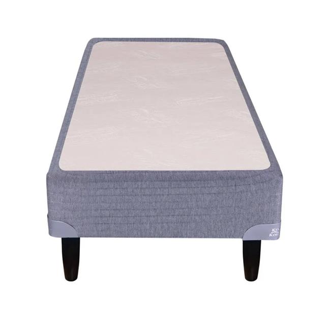 SOMMIER WORLD LUXURY 100X190 TEJIDO PUNTO PATA MADERA