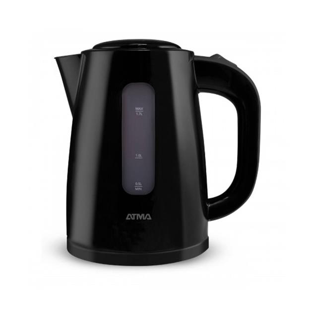 Pava Eléctrica Atma 1.7 Lt Negra Termostato (PE0821NAP)