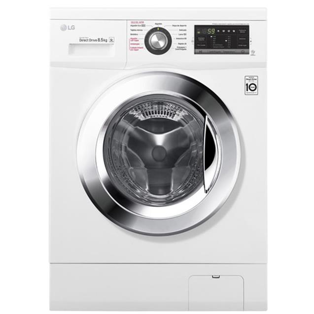 Lavarropas Lg C/F 8.5 Kg 1400 Rpm Inverter Blanco (WM8516WE6)