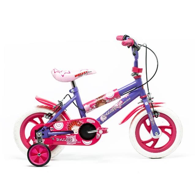 Bicicleta Halley R12 Lujo Nena Violeta/Rosa (Bin19020)