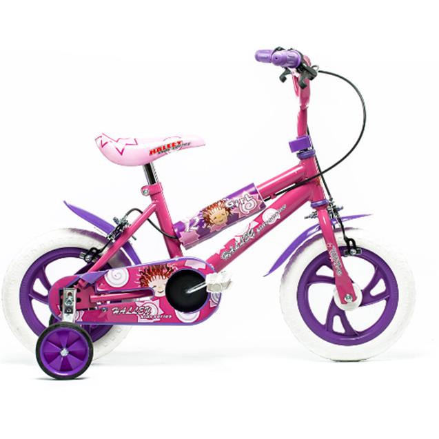 Bicicleta Halley R12 Lujo Nena Rosa/Violeta (BIN19020)