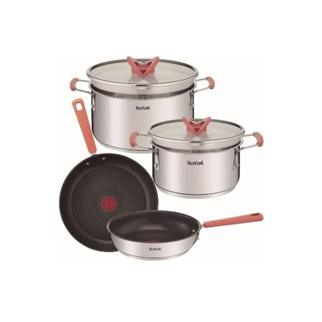 Set T-Fal Optispace 6 Piezas Inoxidable (G720S604)