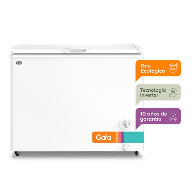 Freezer Gafa 280 Lts 1 Puerta Inverter Blanco (FGHI300BL)