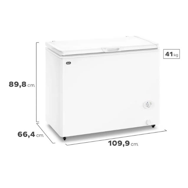 Freezer Gafa 280 Lts 1 Puerta Inverter Blanco (FGHI300BL)