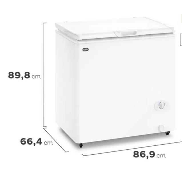 Freezer Gafa 205 Lts 1 Puerta Inverter Blanco (FGHI200BM)