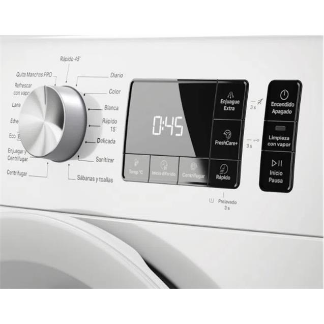 Lavarropas inverter Whirlpool carga frontal 7kg 1200 rpm blanco (WNQ70AB)