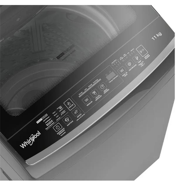 Lavarropas Whirlpool carga superior 11kg 700 rpm gris (WW11BT)