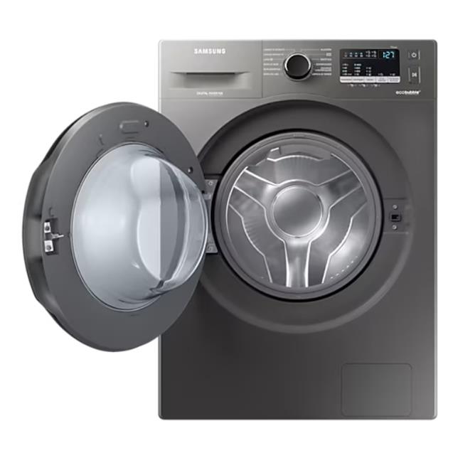 Lavarropas Samsung Carga Frontal Inverter 7 kg 1400 rpm Silver (WW70AA)