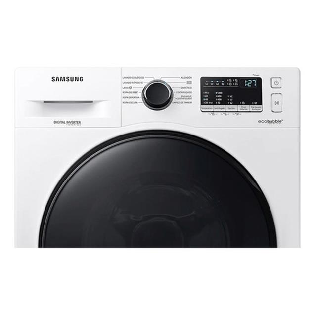 Lavarropas Samsung Carga Frontal Inverter 7 kg 1400 rpm Blanco (WW70AA46BW)