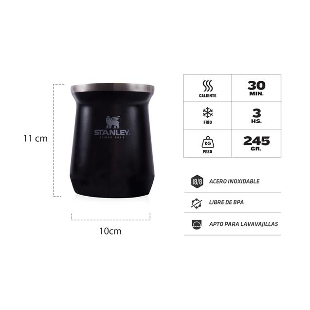 Mate Stanley 236ml Negro (09628002)