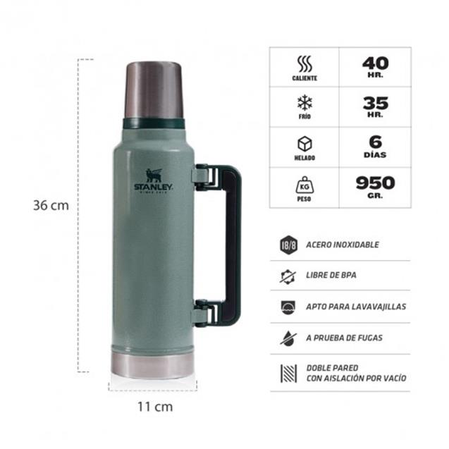 Termo Stanley Clásico 1.4 Lts Verde (08999038)