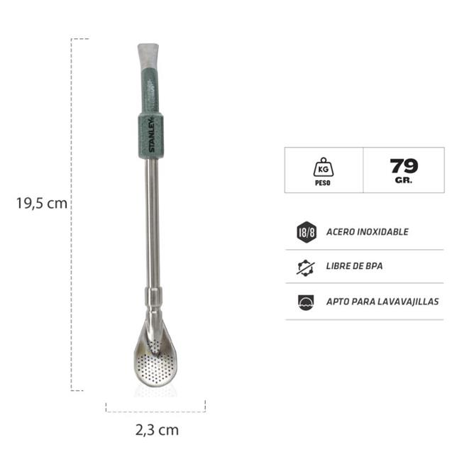 Bombilla Stanley Spoon Verde (10302001)