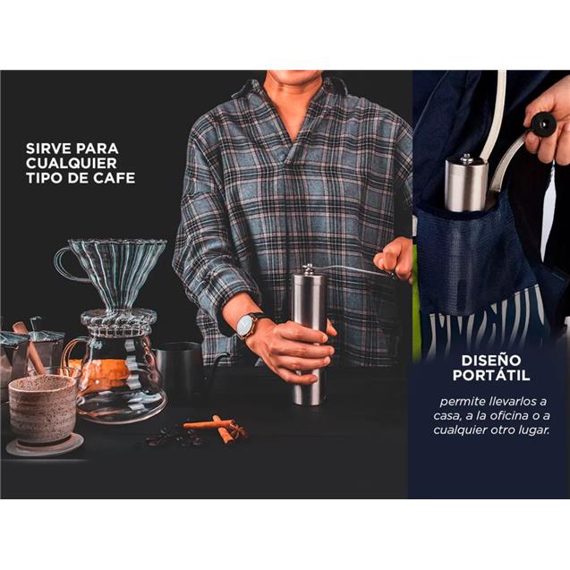 Molinillo Gadnic 40grs Manual Inoxidable (GRINDER3)