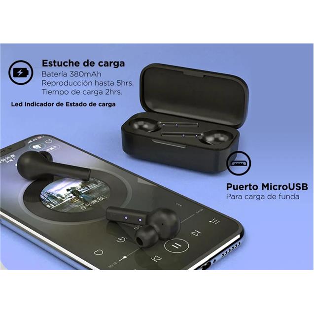 Auricular Gadnic In-Ear Inalámbrico (QCYT5)