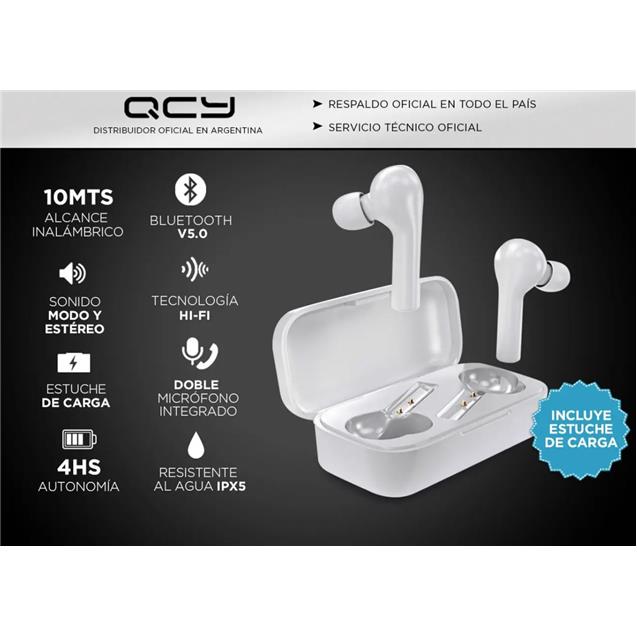 Auricular Gadnic In-Ear Inalámbrico (QCYT5)