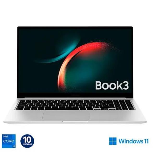 Notebook Samsung Book3 - I7/16g/512g/Silver