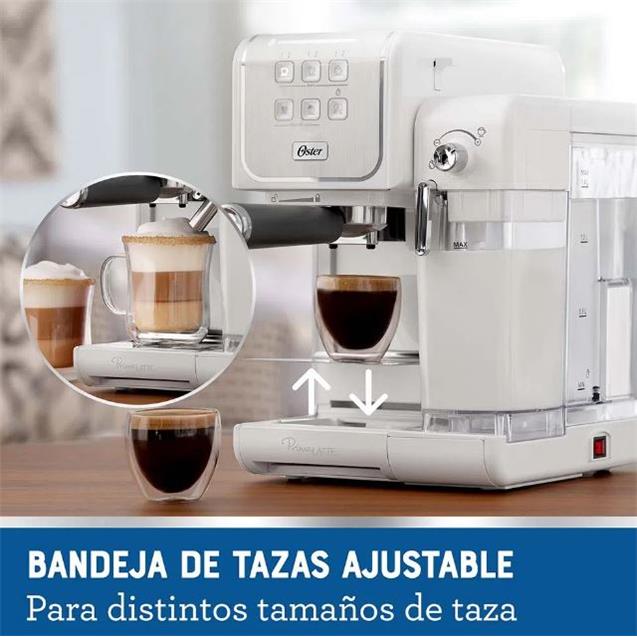 Cafetera Espresso Oster 6801w Molido/Nespresso Touch Blanca TOUCH BLANCA