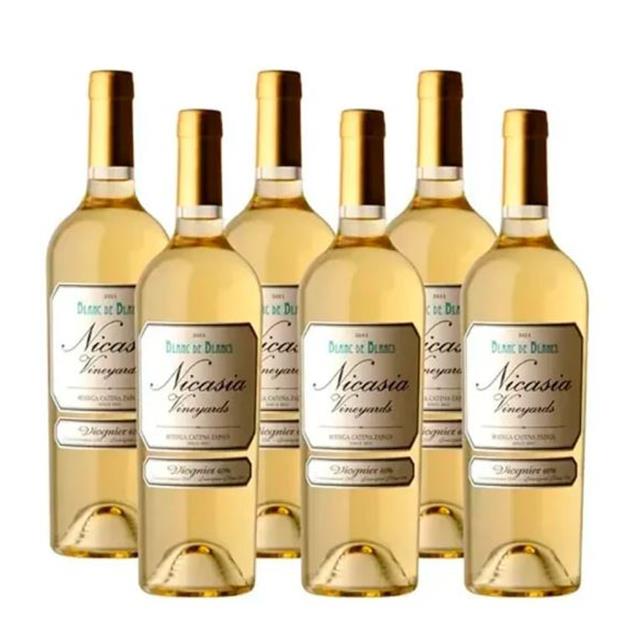 Caja Vino Nicasia Vineyards Blanc De Blancs X6 Unidades