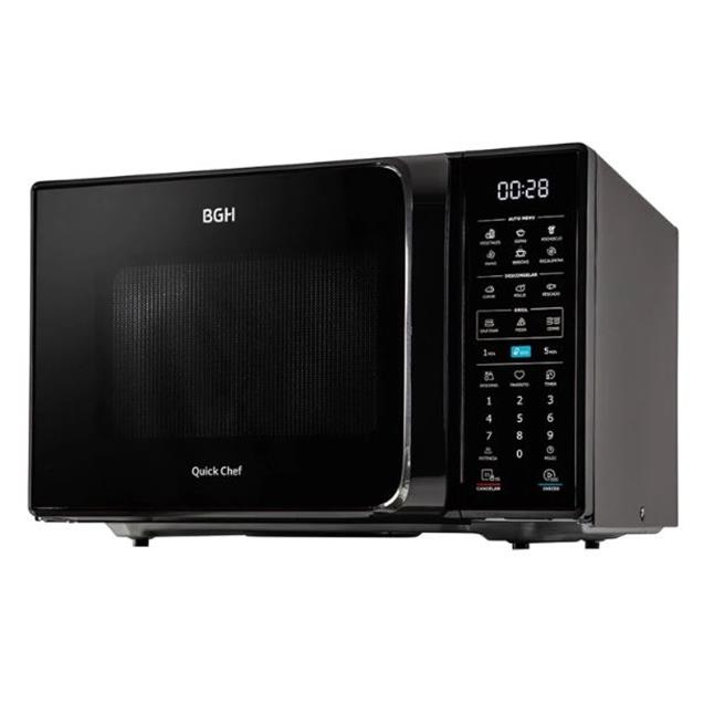 Microondas Bgh 28lt/Negro/1500w (B228DN20)