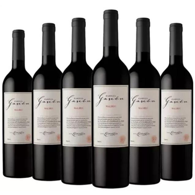 Caja Vino Familia Gascon Malbec 750CC X 6 Unidades