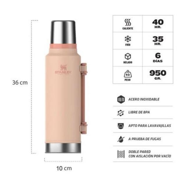 Termo Stanley Clásico 1.4 Lts Rosa (08999080)