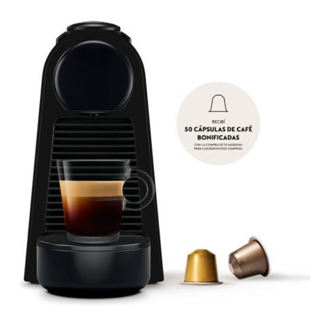 Cafetera Nespresso Essenza Mini 0.6 Lts Piramidal Black