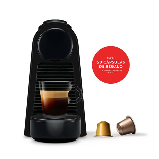 Cafetera Nespresso Essenza Mini 0.6 Lts Piramidal Black