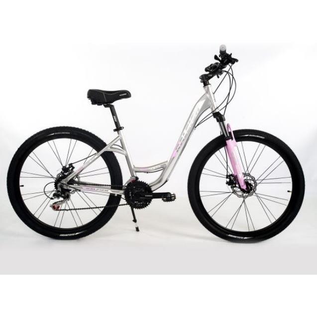 Bicicleta Raleigh Venture 3.0 R18 27.5" Gris/Rosa
