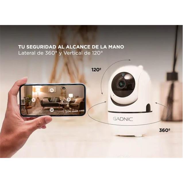 Camara Seguridad. Gadnic Wifi Hd (P2P00009)