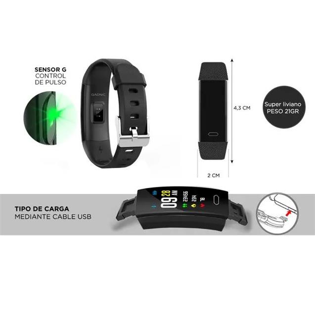 Smartwatch Gadnic Deportivo (B5 BT IP68)