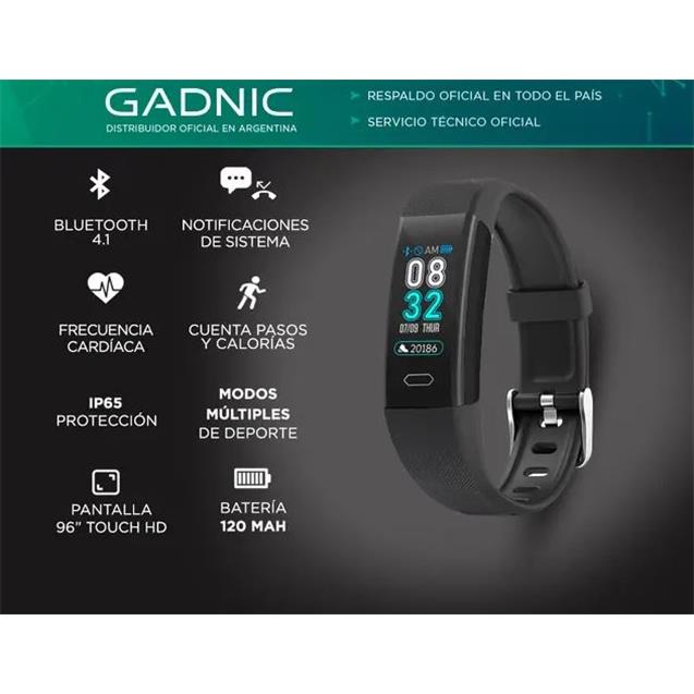 Smartwatch Gadnic Deportivo (B5 BT IP68)
