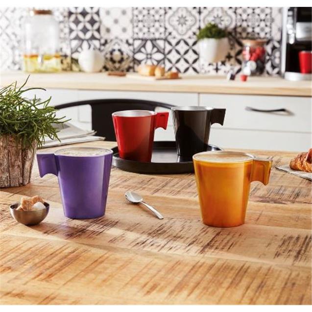 Set Tazas Luminarc Flashy Espresso 80cc 4 Unidades (J7270)