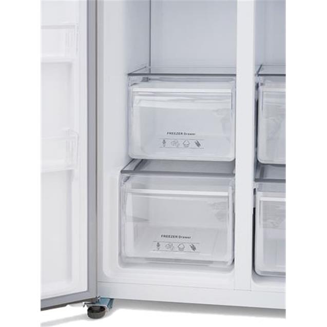 Heladera Whirlpool 518 Lts/ Inverter/ Inox (WRS955)