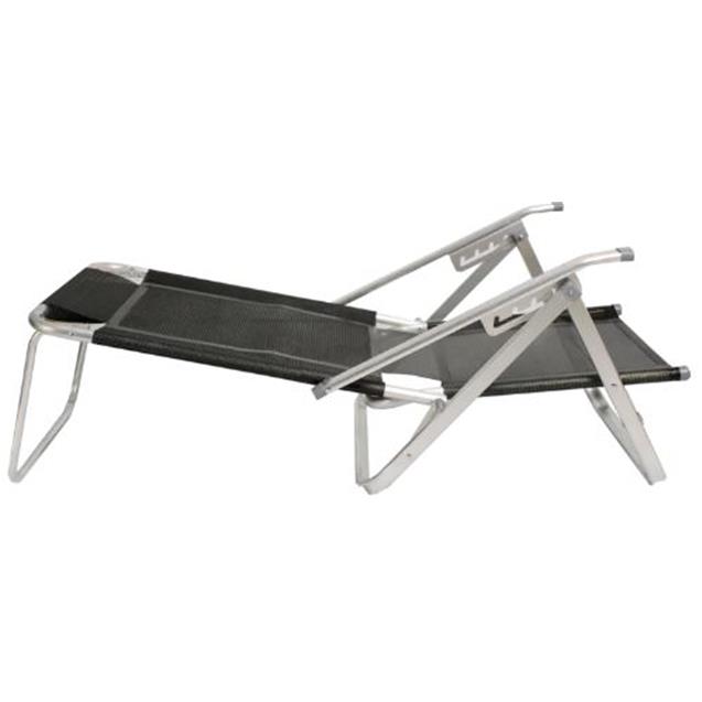 Reposera Descansar, Aluminio Negro (80005)