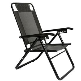 Reposera Descansar, Aluminio Xl Black (80040)