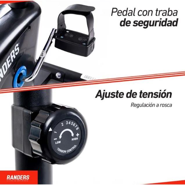 Bici Fija Magnética Randers - Max 100kgs (ARG161)
