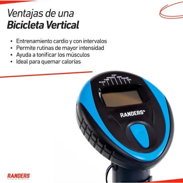 Bici Fija Magnética Randers - Max 100kgs (ARG161)