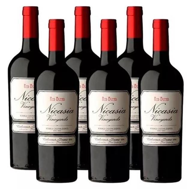 Caja Vino Nicasia Vineyards Cabernet Franc Red Blend X6 Unidades