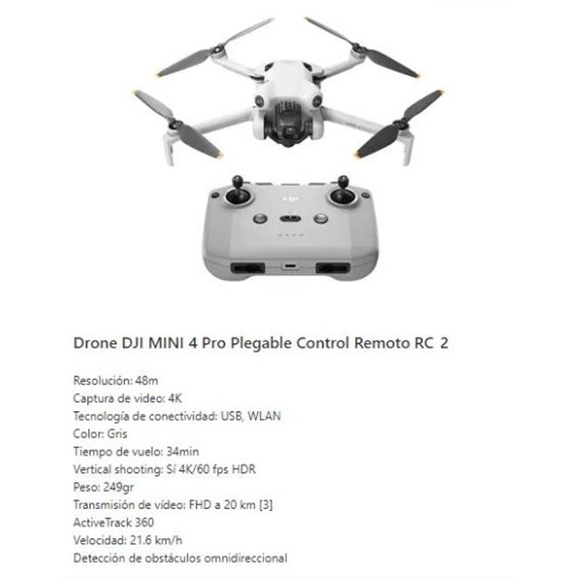 Dron Dji Mini 4 Pro (DRDJI064)