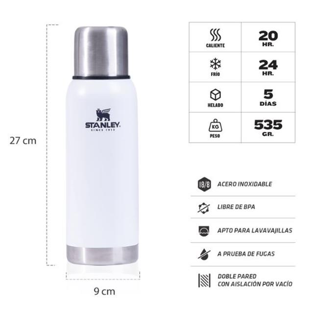 Termo Stanley Adventure 739 Ml Polar (10299002)