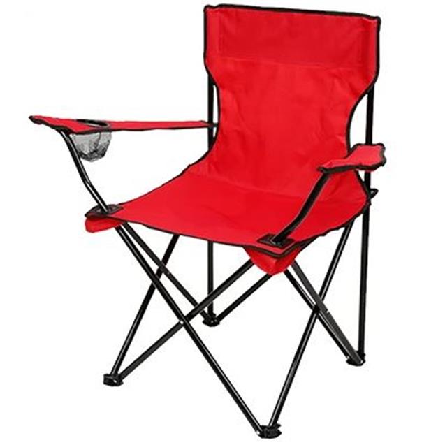 Silla Camping Plegable – Rojo (CR10213)